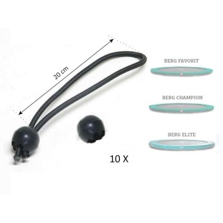 Importator unic BERG in Romania-Set elastice prindere prelata protectie arcuri trambulina (10 buc)