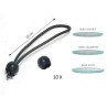 Importator unic BERG in Romania-Set elastice prindere prelata protectie arcuri trambulina (10 buc)