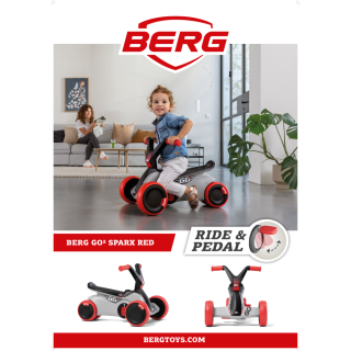 Importator unic BERG in Romania- Berg GO2 SparX Rosu