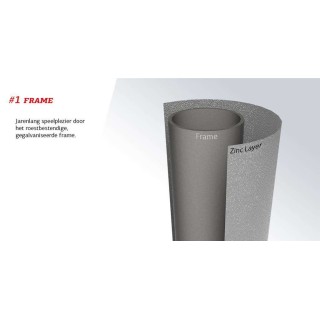 Trambulina Berg Grand Favorit Regular 520x345 Verde cu Plasa Comfort