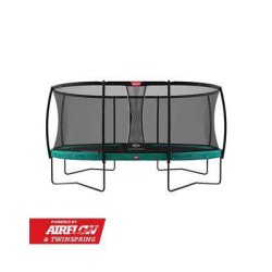 Trambulina Berg Grand Champion Regular Verde cu Plasa Deluxe 470 x 350