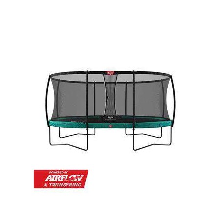 Trambulina Berg Grand Champion Regular Verde cu Plasa Deluxe 470 x 350