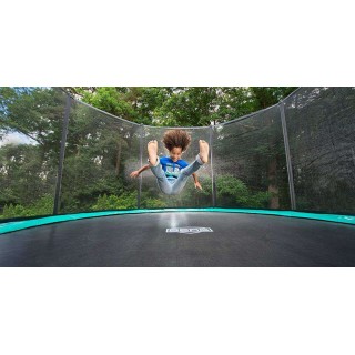 Trambulina Berg Favorit Inground 380 Verde cu plasa Comfort